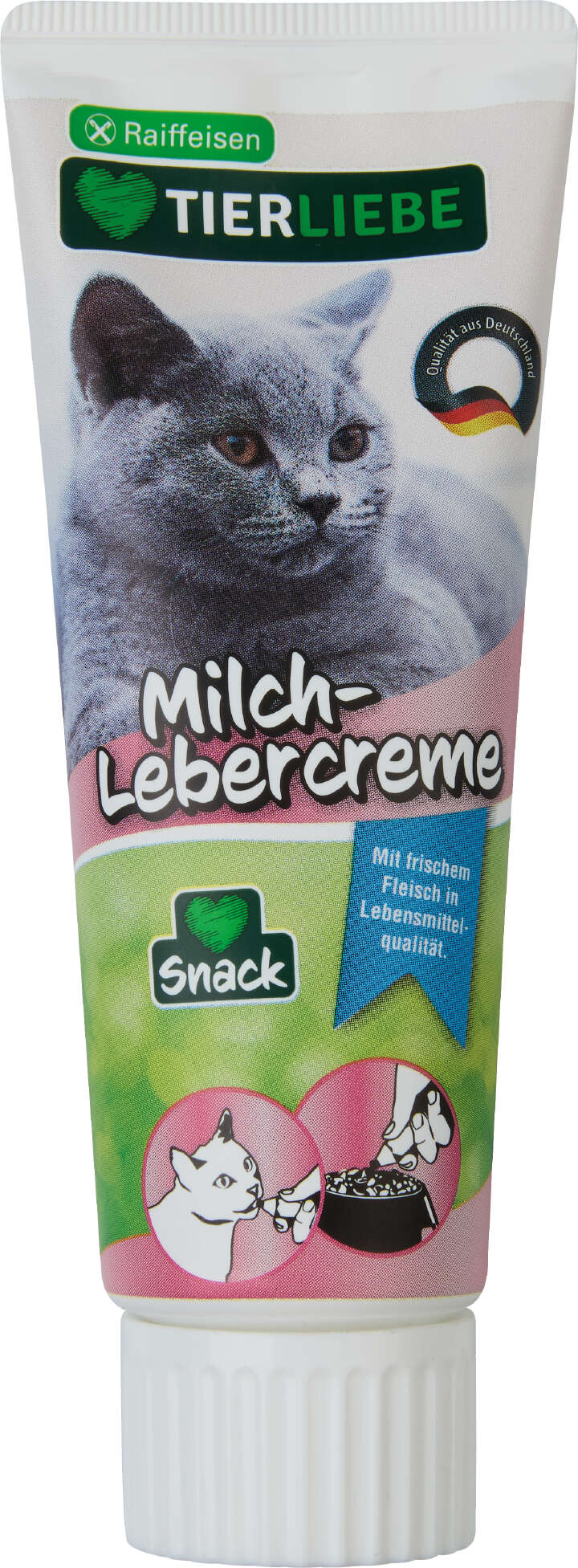 TIERLIEBE Milch-Lebercreme für Katzen